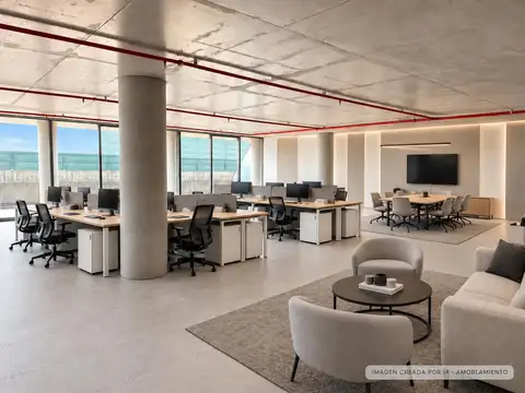 Alquiler de Oficina Comercial AAA 394 M2 con Balcón en Complejo Mirabilia