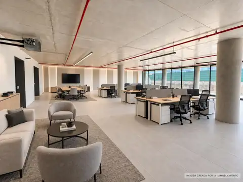 Alquiler de Oficina Comercial AAA 394 M2 con Balcón en Complejo Mirabilia