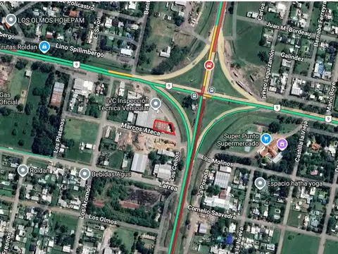 Galpón en el cruce de A012 y R9