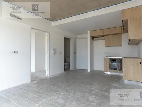 Departamento 2 ambientes con 2 baños