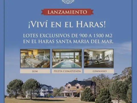 Venta Lote / Terreno en Barrio Privado Casonas Del Haras. 941 m2