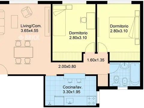 AV. RIVADAVIA al 2000 8°