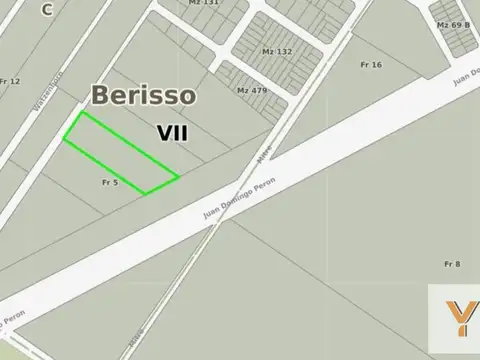 Terreno en Venta en Berisso, USD 21.000