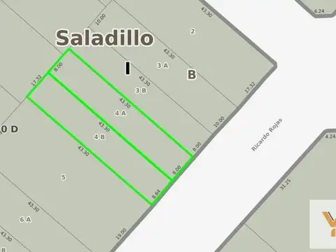 Ricardo Rojas e/ Avenida Mariano Saavedra y Adrián J. Viale