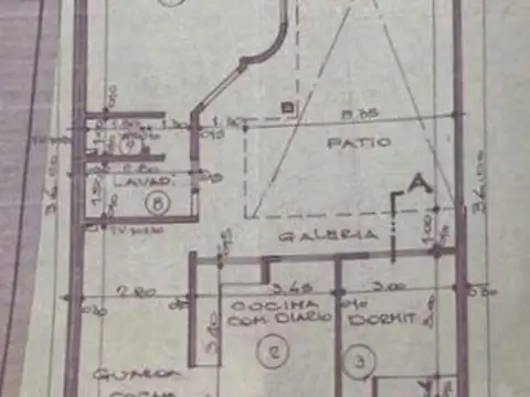 Casa 4 ambientes con 2 baños