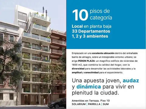 Departamento en Venta de 2 ambientes