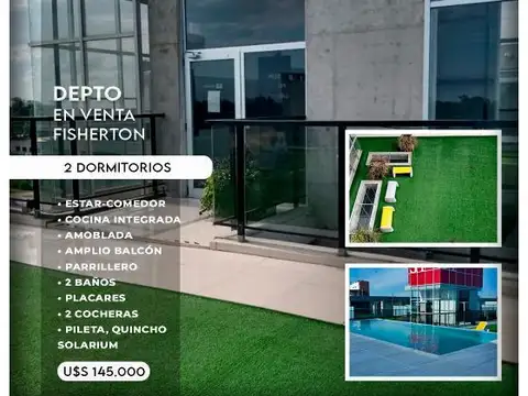 HERMOSO DEPARTAMENTO DE DOS DORMITORIOS EN EVA PERÓN AL 8600