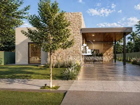 Casa en venta estilo Moderno con pileta. Barrio Santa Sofia. Pilar 100