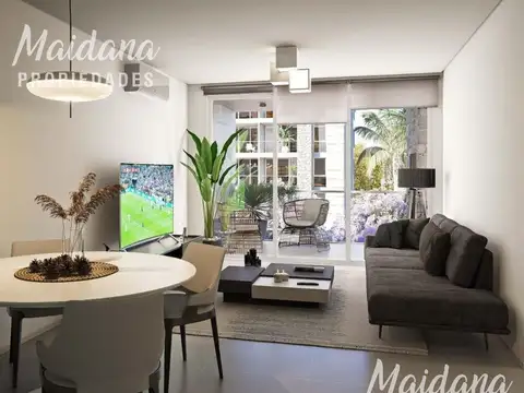Departamento 3 ambientes con 2 baños