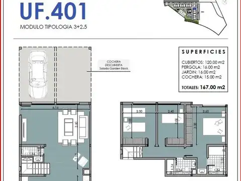 Departamento en el emprendimiento Kiri Town Houses Nordelta