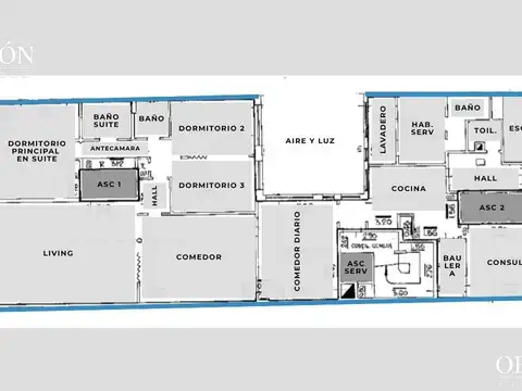 Departamento en Venta de 6 dormitorios