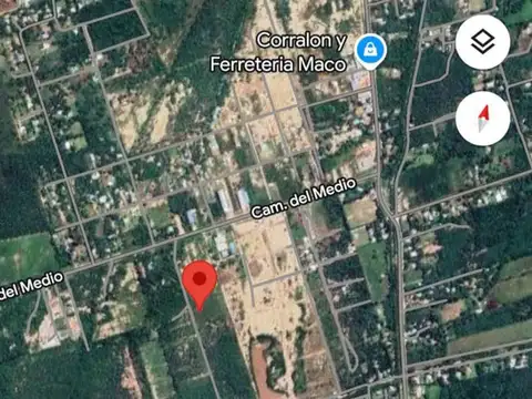 VENTA TERRENO 19X50 , CAMINO DEL MEDIO , MACO