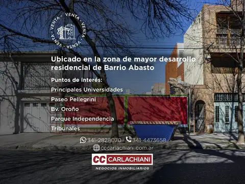 Terreno en Venta en Abasto, USD 340.000