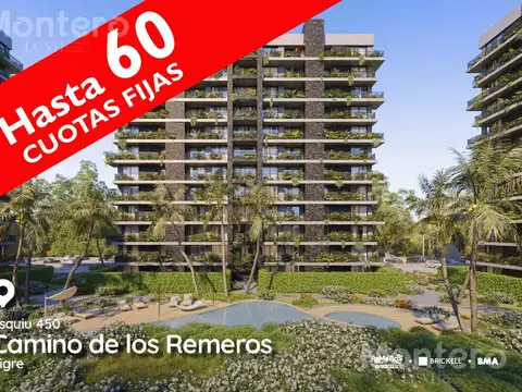 Remeros Brickell 3 Amb Balcón Parrilla del 1° al 5° "B o I" - Hasta 60 cuotas Fijas en Dólares