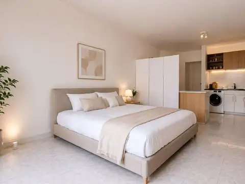 Departamento monoambiente en venta en Almagro con cochera