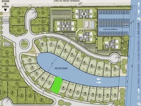 Lote al rio en venta Barrio Nautico Canal Villanueva