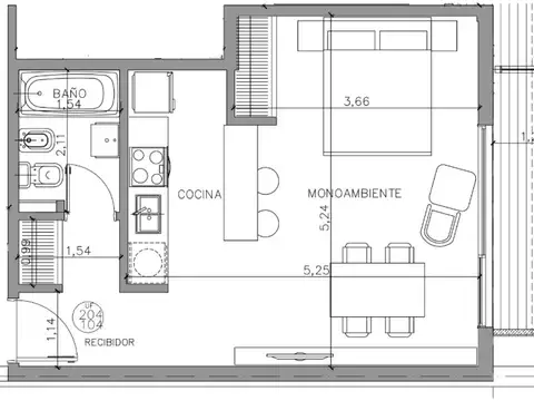 Departamento en Venta en Florida Belgrano/Oeste, USD 95.000