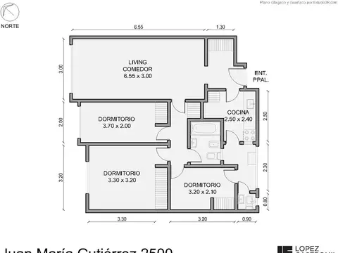 Juan María Gutiérrez 2500