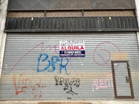 Galpón en alquiler en José León Suarez!