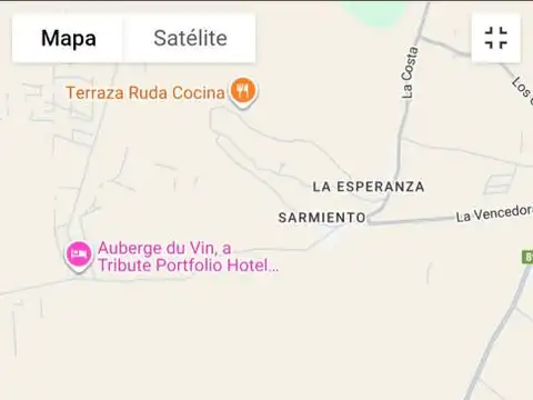 Servidumbre de Tránsito con salida a Los Álamos y Ruta Provincial 89 100