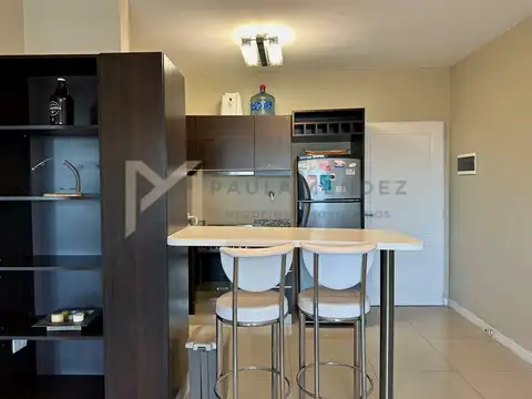 Departamento 2 ambientes con 2 baños