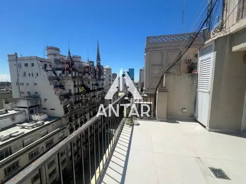 Sol directo en dormitorio + balcón terraza – 2 ambientes