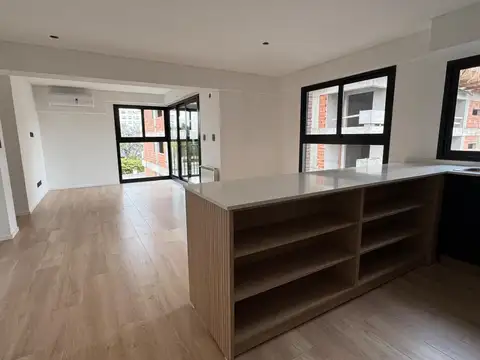Departamento 2 ambientes con 2 baños