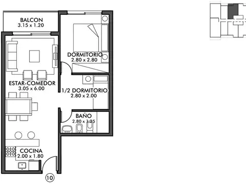 Lindo departamento en excelente zona