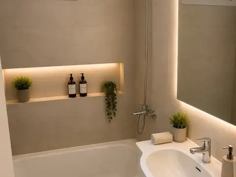 Departamento Monoambiente con 1 baño