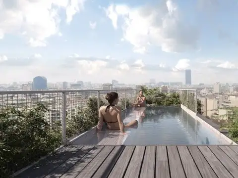 Departamento 2 ambientes con 1 baño