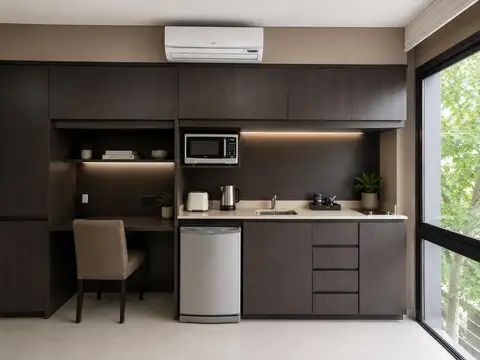 Departamento Monoambiente con 1 baño