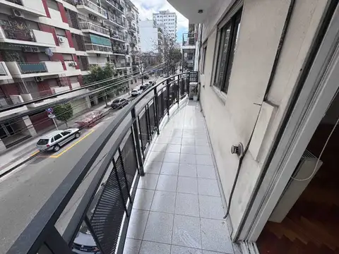 Alquiler Villa Crespo 2 Ambientes, balcon corrido