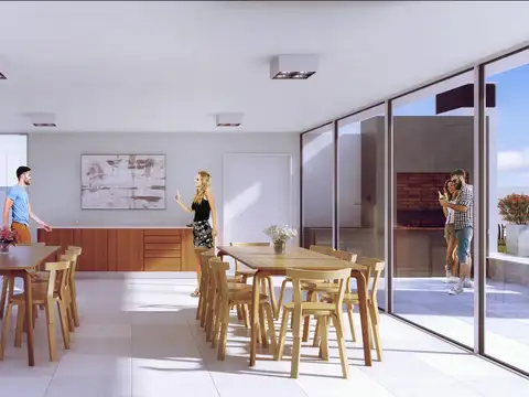 Departamento Monoambiente con 1 baño