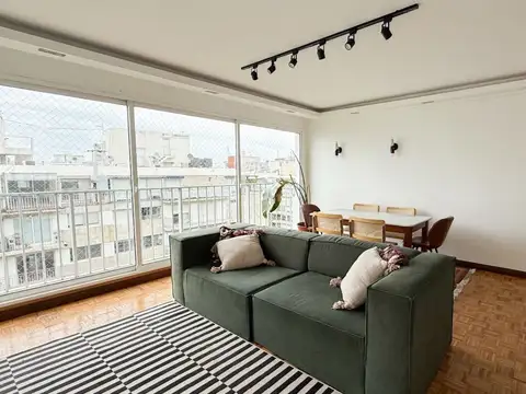 ALQUILER APARTAMENTO TRES DORMITORIOS  DOS BAÑOS CON SIN MUEBLES POCITOS RAMBLA