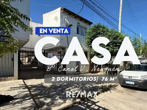 VENTA CASA 2 PISOS B° CANAL V