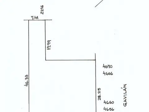 Terreno en Venta de 987,0 m2