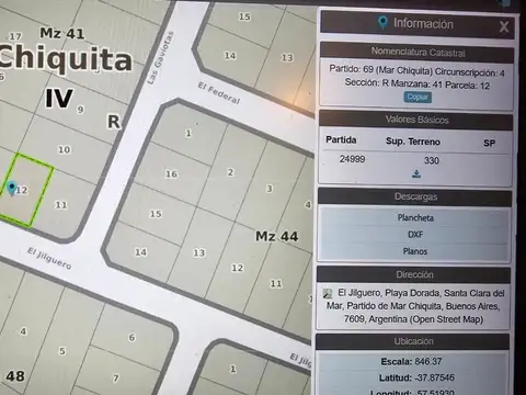 El Jilguero e/ Las Gaviotas y Chorlo de Mar