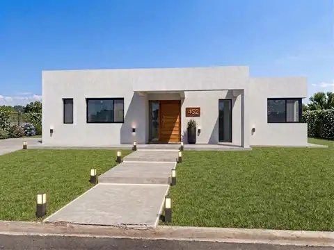 Casa de 4 ambientes a estrenar con pileta en Lagos de Canning