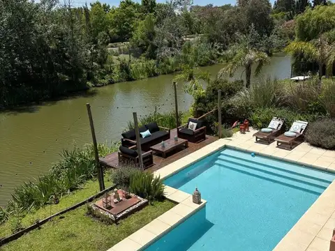 Casa 4 dormitorio alquiler temporal Nordelta lago