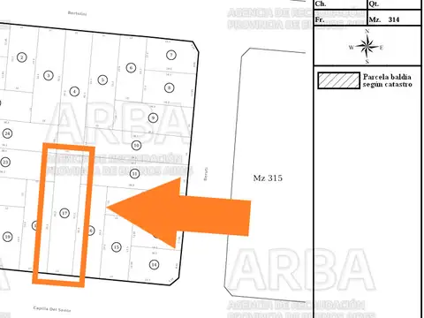 LOTE 10 X 43,3 . BALDIO Y NIVELADO