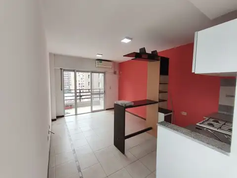 Departamento monoambiente con balcon al frente amenities balcon rosario del abasto