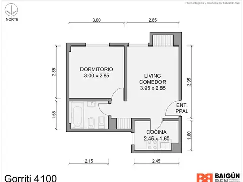 Departamento en Venta de 2 ambientes