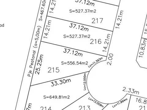 Terreno en Venta de 556,0 m2