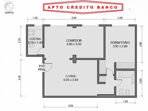 Departamento en Venta 65 años