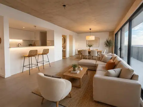 Departamento 4 ambientes con 2 baños