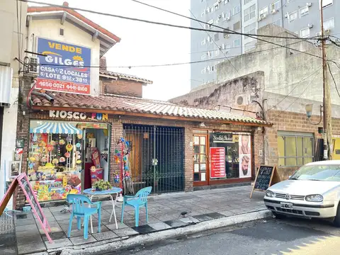 VENTA LOTE DE 9,62 X 38,49M² C/2 LOCALES   PROP. 4 AMB. T/ BUEN ESTADO CÉNTRICO
