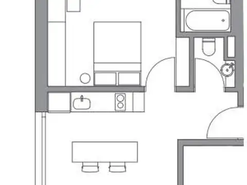 Departamento en Alquiler con 1 cocheras