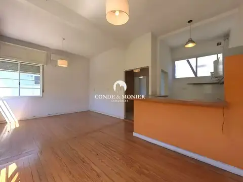 Departamento 2 ambientes con 1 baño