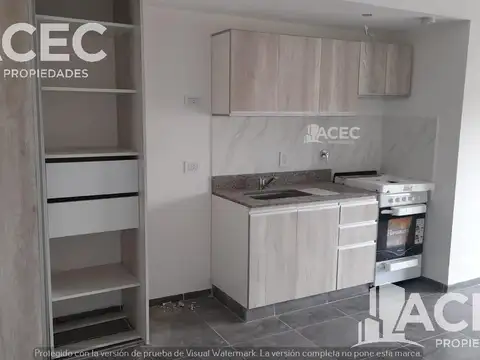 Departamento Monoambiente con 1 baño