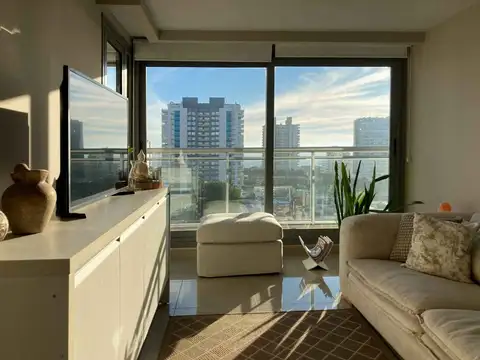Apto 1 dormitorio y medio, con garage y amenities